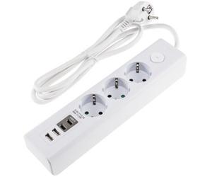 Regleta con tomas de carga para USB USB-A / USB-C, 4250416341020