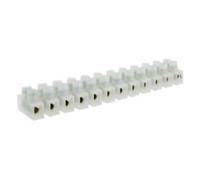 Regleta conexion 12 contactos 6amp 4mm p.e. natural