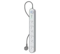 Regleta de 6 vías tipo E 1120J 1.5m con protección contra sobretensiones