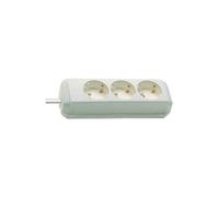 Regleta de enchufes Eco-Line de Brennenstuhl [triple, blanco, 3 m]