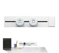 Regleta De Enchufes Eléctricos Extensible,Adaptadores Móviles,De Riel para Enchufes Desmontables | para El Hogar, Hotel, Escuela, Apartamento, Residencia, La Oficina, Estudio, El Salón Y Cocina