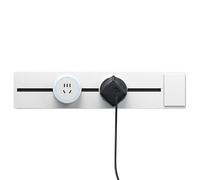 Regleta De Enchufes Eléctricos Extensible,Adaptadores Móviles,De Riel para Enchufes Desmontables - para Dormitorio Apartamento Escuela Hotel Hogar Lugar De Trabajo Estudio Salón Cocina