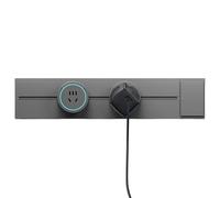 Regleta De Enchufes Eléctricos Extensible - Adaptadores Móviles para Enchufes - Carril Flexible para La Regleta,para El Hogar, Hotel, Escuela, Apartamento, Residencia, La Oficina, Estudio, El Salón Y