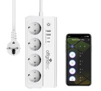 Regleta de enchufes inteligente 2x USB-A y 2x puerto USB-C con control de apl...