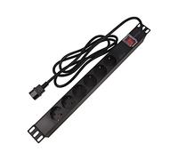 Regleta de enchufes PDU-06F-0200-IEC-BK: conectores: 6 230VAC 10A negro 2
