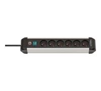 Regleta de enchufes Premium-Alu-Line 6 Alu-Line 1391034600