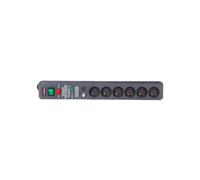 Brennenstuhl Regleta Secure-Tec 6 salidas con protección contra sobretensiones