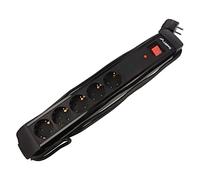 Regleta de enchufes SP1-05F-0300-BK-BK: conectores: 5 230VAC 10A negro 3