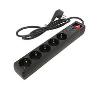 Regleta de enchufes SPG5-C-5: enchufes de protección: 5 250VAC 16A negro Ener...