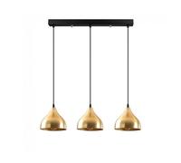 Regleta de techo asney 18 oro (3 luces) moderno