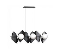 Regleta de techo escena negro 6 luces marca wonderlamp