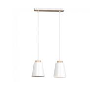 Regleta de techo lasso blanco 2 luces marca wonderlamp