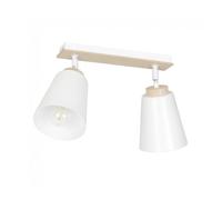 Regleta de techo tasla blanco 2 luces marca wonderlamp