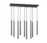 Regleta de techo tizo negro 9 luces marca wonderlamp 22 cm