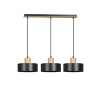 Regleta de techo torino negro 3 luces marca wonderlamp