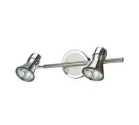 Regleta edee cromo gu10 2 focos