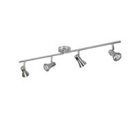 Regleta edee cromo gu10 4 focos