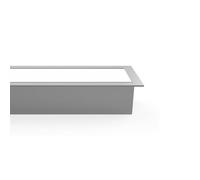 Regleta empotrable 40W, 6400K, 3200lm, dimensiones 122x6x6.6 cm, ideal para iluminación de espacios comerciales y residenciales.