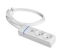 Regleta enchufes 2 tomas con interruptor solera 8012pil 250 v 16 a (1,