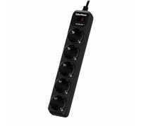 Regleta Enchufes 5 Tomas con Interruptor Cyberpower B0520SC0-DE (1,8 m)