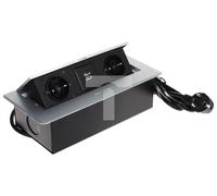 Regleta enchufes muebles 2xUSB FPS-2S2U/CABLE