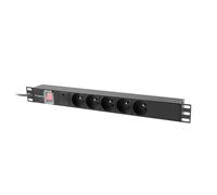 Regleta enchufes RACK PDU 19 1U 16A 5X 230V PL PDU-05E-0200-BK