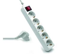Regleta Ewent 5 Tomas 16A com Switch On/Off Blanco