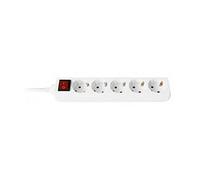 Ewent Regleta EW3916 5 Tomas Shucko 16A Interruptor iluminado Protección para menores 1,5 m Blanco