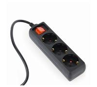 Regleta Gembird EG-PSU3-01 3 Tomas con Interruptor y Fusible