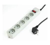 Regleta Gembird SPG3-B-6C 5 tomas AC Protección Sobretensiones 1,8m 250V 16A