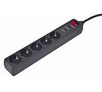 Regleta Gembird SPG5-C-15 5 Tomas Schuko 16A 4.5m Negro