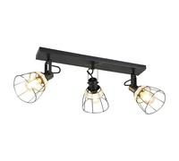 Regleta Jerome (30 W, L x An x Al: 20,7 x 62 x 27,5 cm, Negro, E27)