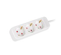 Regleta Lanberg 3 Tomas Schuko Blanca 1.5m con Protección Infantil