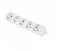 Regleta Lanberg 5 Tomas Schuko Blanca con Protección Infantil - 3m
