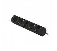 Regleta Lanberg 5 Tomas Schuko Negra 3m - Protección y Estilo