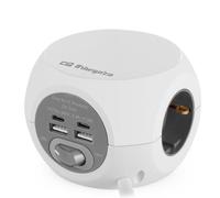 Regleta orbegozo en 4000/ 3 tomas de corriente/ 2 usb a - 2 usb tipo c