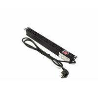 Regleta rack 19' 12 x iec con interruptor lapara networking