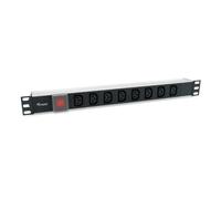 Regleta rack 19 1u 8 enchufes c13 equip 333310