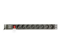 Gembird eg-pdu-014 unidad de distribución de energía (pdu) 8 salidas