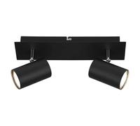 Regleta Run (40 W, 2 ud., L x An x Al: 80 x 290 x 123 mm, Negro, GU10)
