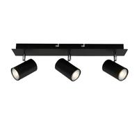 Regleta Run (40 W, 3 ud., L x An x Al: 80 x 450 x 123 mm, Negro, GU10)