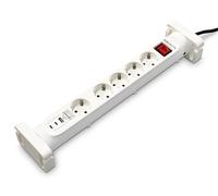 Salicru Regleta SPS SAFE 5S+ con 5 tomas Schuko y 3 puertos USB