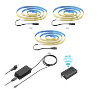 Regletas COB-LED JOR 100,0cm blanco plano 33,81W c/u 1209lm juego de 3 in