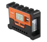 Regulador de carga solar 20 A con 2 puertos USB 5 V/2 A