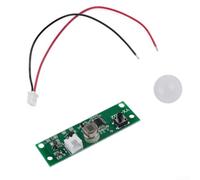 Regulador de carga solar de 3,7 V con detector de movimiento PIR y sensor de luz, entrada de 5-6 V para luces solares LED, protección contra sobrecarga y descarga profunda, material de fibra de vidrio