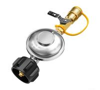 Regulador de conexión rápida de propano con apagado de seguridad para cilindros de 5 a 40 libras, kit de manguera de gas para calentador de patio