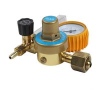 Regulador de gas argón YQAr-731L Reductor de presión de soldadura de una sola etapa con medidor de flujo para accesorios de soldadura TIG, válvula de aleación de zinc, accesorio de gas industrial