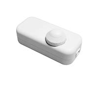Regulador de intensidad LED en línea, encendido/apagado giratorio integrado y atenuador de Control de perilla, interruptor de atenuación de perilla Manual de 2 colores para luces de lámparas