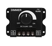 Regulador de intensidad para luces,Dimmer operación manual del interruptor de 12V-24V 30A Regulador Cambio de brillo para Luz LED