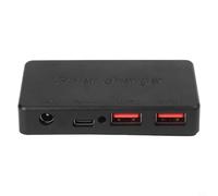 Regulador de panel solar plegable Salida de voltaje de 5 niveles | Compatible con panel plegable, USB dual para puertos qc3.0, carga rápida del teléfono móvil, tamaño compacto de 81x51mm